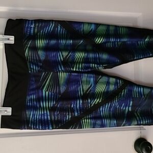 Blue and Green Danskin Now Leggings